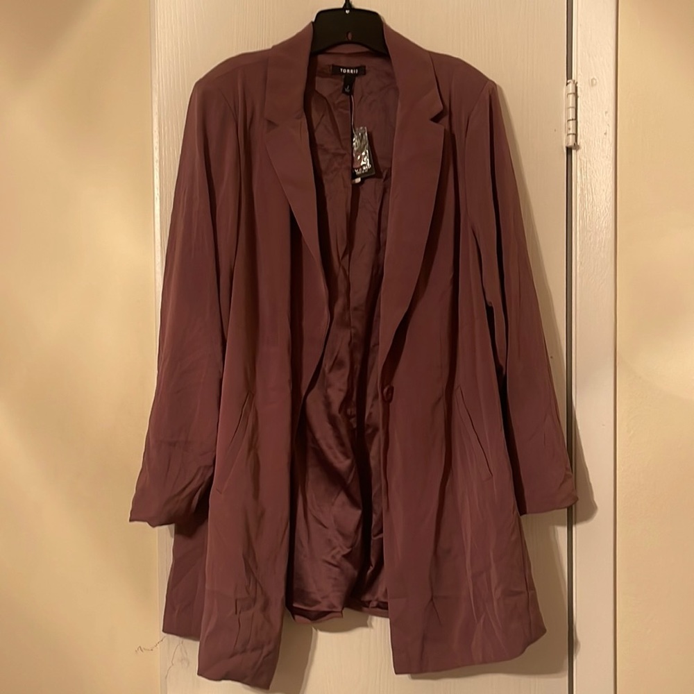 Purple Torrid Blazer New With Tags